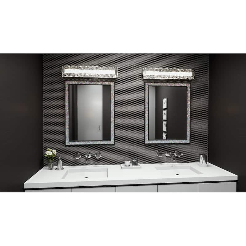 Winter LED Bathroom Vanity Light in Polished Chrome