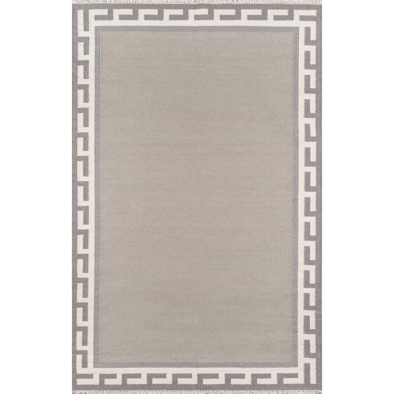 Erin Gates by Momeni Thompson Hinkley Hand Woven Wool Area Rug - 7'6" X 9'6" - Grey