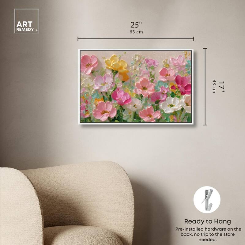 Expressed in Petals I Canvas by Art Remedy