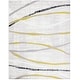 preview thumbnail 17 of 20, SAFAVIEH Skyler Meshka Modern Abstract Rug 9' x 12' - Ivory Grey/Green - Rectangle
