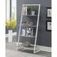 Option faux birch/white frame