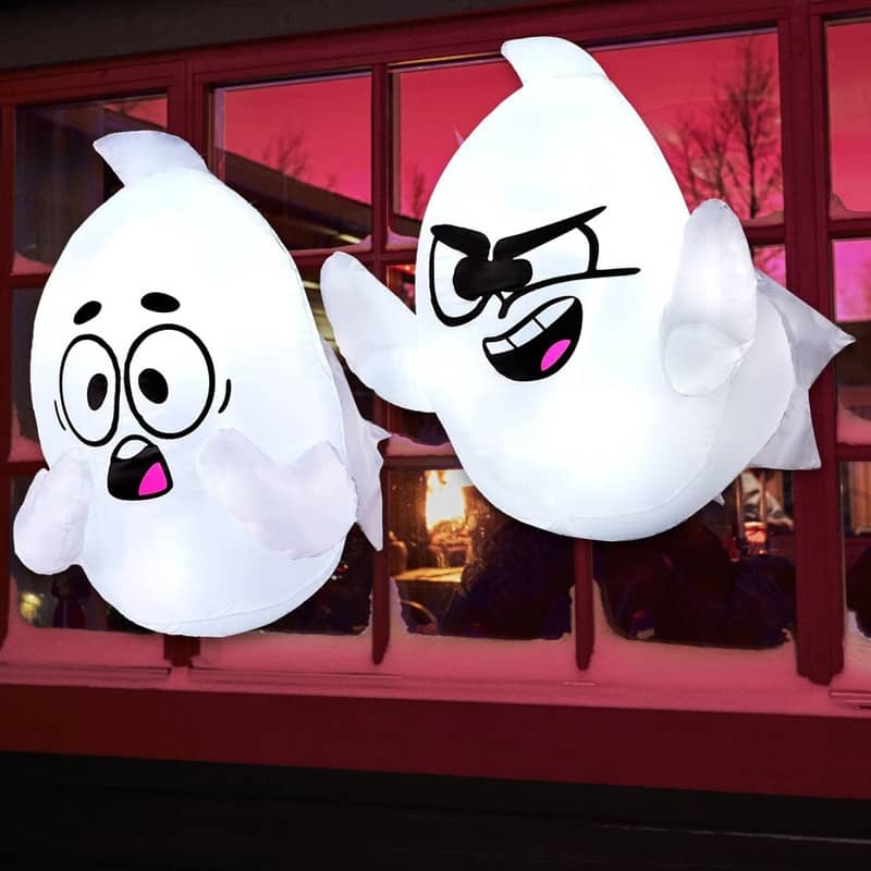 Halloween Inflatable Window Ghost