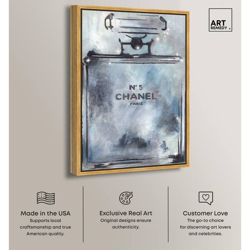 Doll Memories - Grey Perfume Canvas by Art Remedy