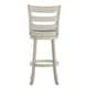 preview thumbnail 18 of 43, Verona Linen Ladder Back Swivel Bar Stool by iNSPIRE Q Classic