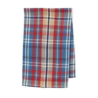 Rockwell Plaid July Fourth Woven Cotton Kitchen Towel