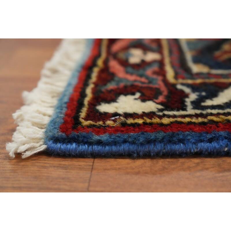 Hand Knotted Oriental 100% Wool Carpet Traditional Geometric Red Bakhtiari Area Rug - 14' 10'' X 11' 0''