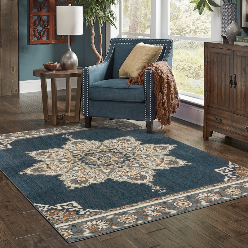 Vista Home Fawn Bohemian Star Medallion Area Rug - 9' 10" x 12' 10" - Rectangle