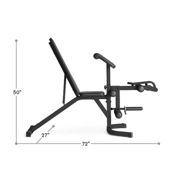 Attack Olympic Utility Bench With 610 Lb. Total Weight Capacity - Bed 