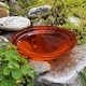 preview thumbnail 22 of 37, Achla Designs Reflective Crackle Glass Birdbath Bowl, 12.5 Inch Diameter, Cobalt Blue