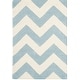 preview thumbnail 50 of 126, SAFAVIEH Handmade Chatham Gunda Modern Moroccan Wool Rug 2' x 3' - Blue/Ivory