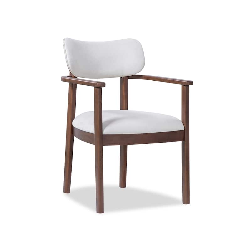 Christopher Knight Home - Upholstered Rubberwood Dining Chair Set with Fabric Seat