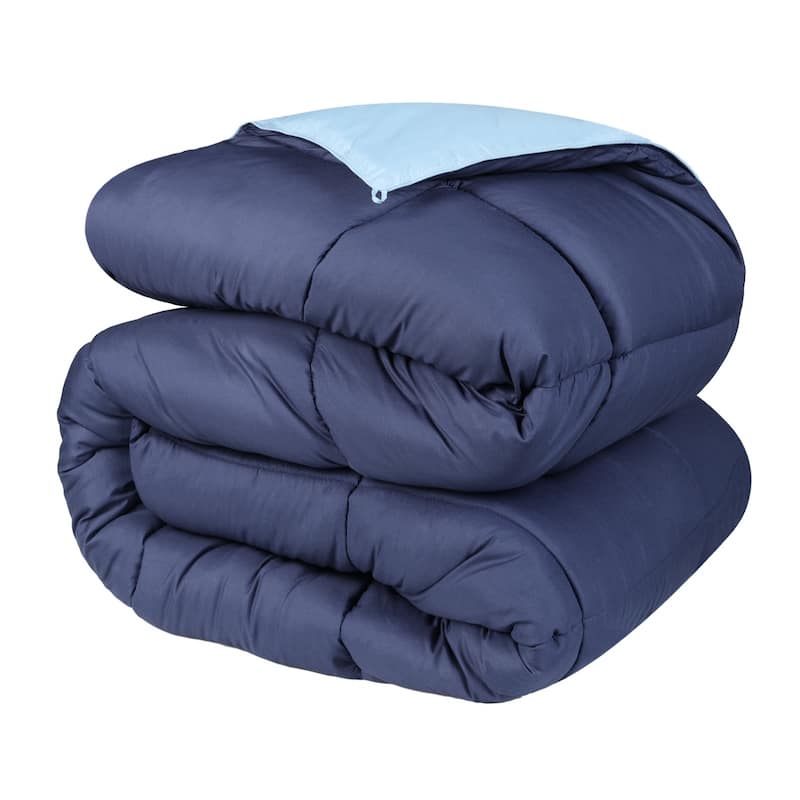 Superior Brushed Microfiber Down Alternative Reversible Comforter