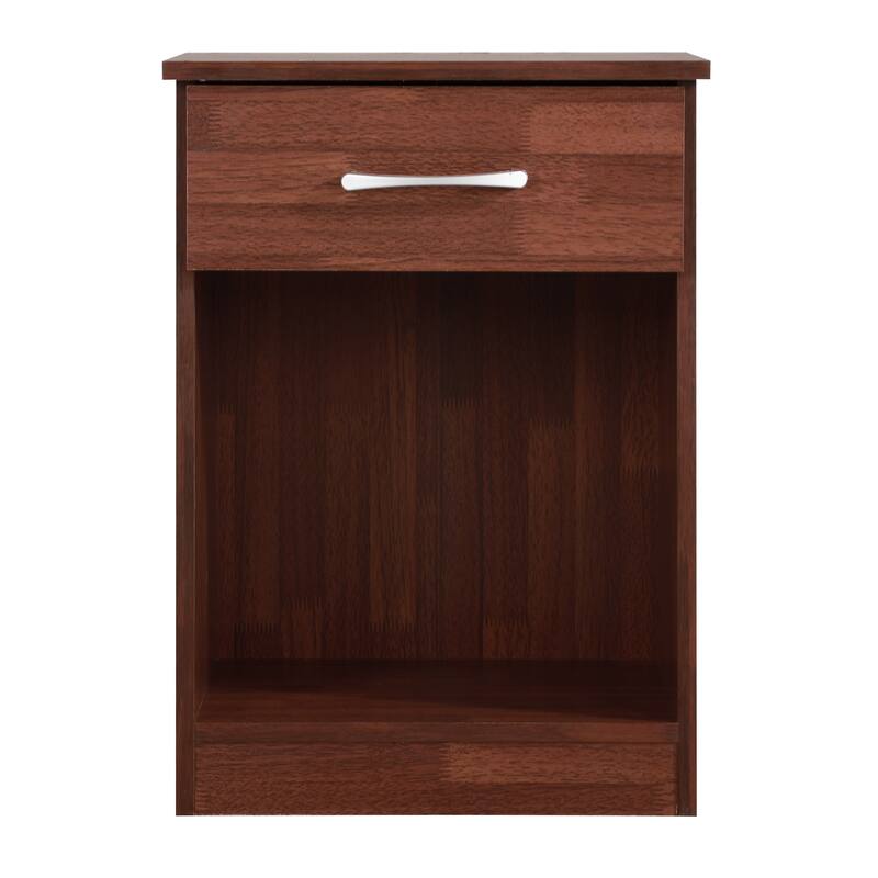 Lindsey 1-Drawer Nightstand (24 in. H x 18 in. W x 16 in. D) - Cherry