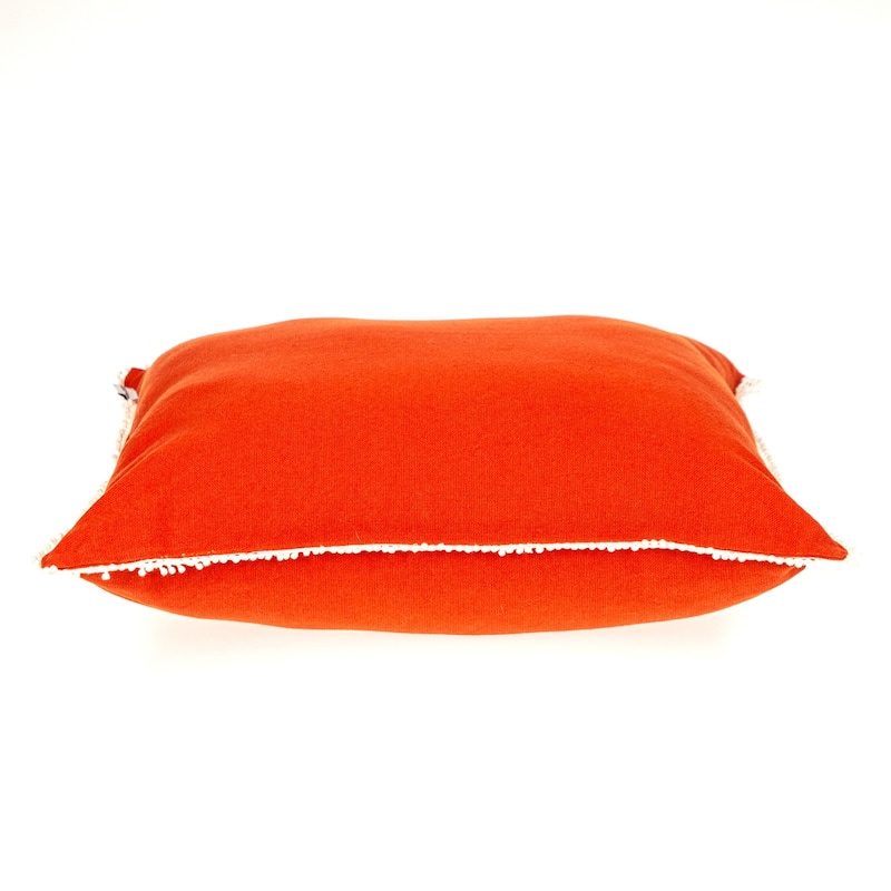 Solid Square Throw Pillow - 16" - Orange