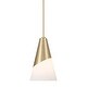 preview thumbnail 1 of 9, Crystorama Lighting Group TOR-901 Tori 3 Light 9" Wide Mini Pendant Vibrant Gold