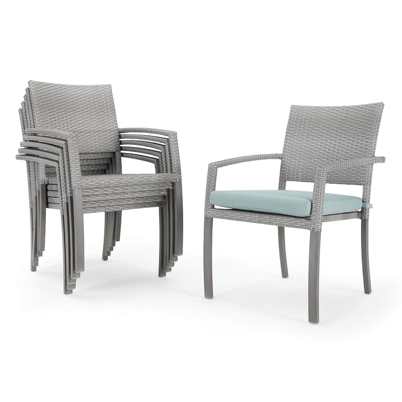 Portofino Casual 7 Piece Sunbrella Outdoor Patio Dining Set