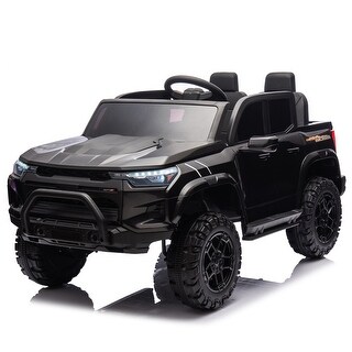 24V 4WD Kids Ride-On Pickup with Parental Control, Two Seats, USB, Bluetooth, and Adjustable Speeds