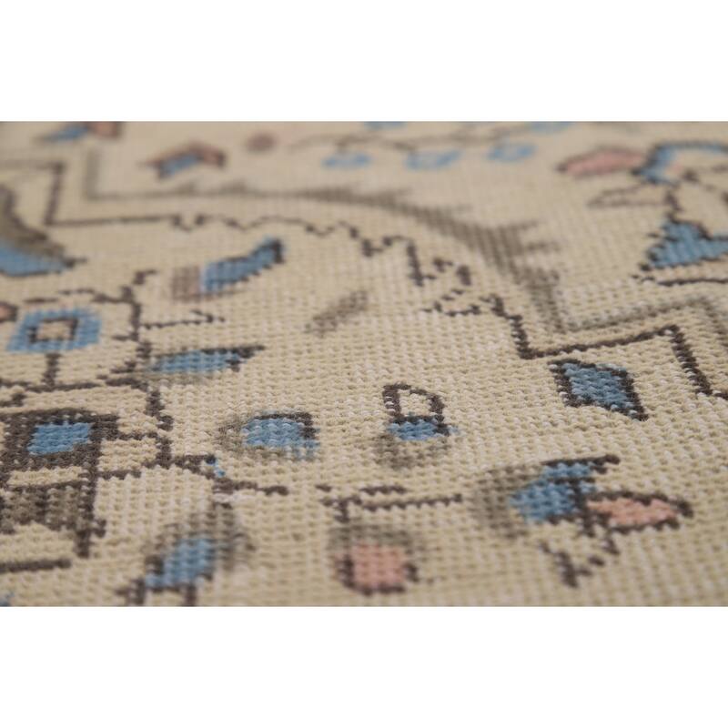 Tabriz Persian Area Rug Hand-Knotted Oriental Wool Carpet - 6'8"x 9'7"