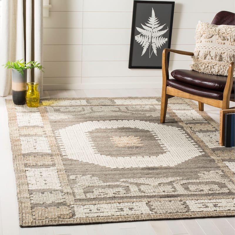 SAFAVIEH Hand-knotted Kenya Vaimi Southwestern Tribal Wool Rug