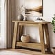 preview thumbnail 12 of 22, 41.3 Inches Farmhouse Console Table, 2 Tiers Wooden Entryway Table