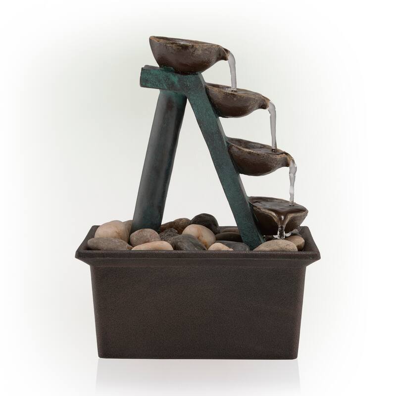 4-tiered Step Tabletop Fountain