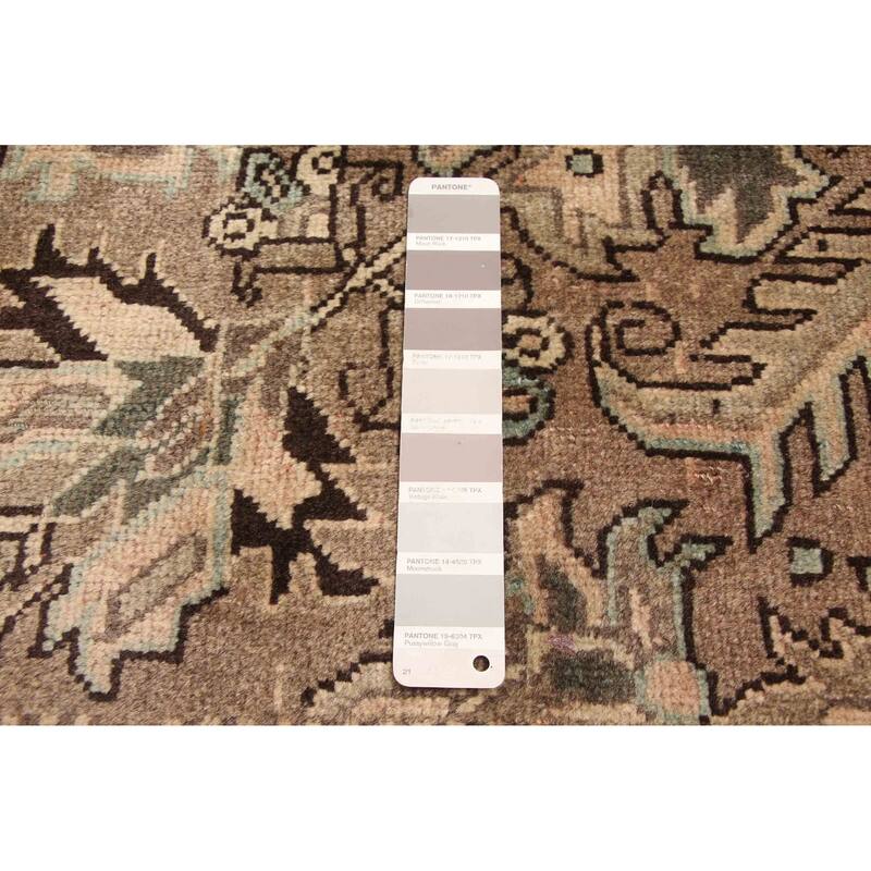 ECARPETGALLERY Hand-knotted Sarabi Brown, Taupe Wool Rug - 7'3 x 11'0