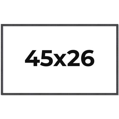 45x26 Frame Brown Solid Wood Picture Frame - Complete Modern Photo