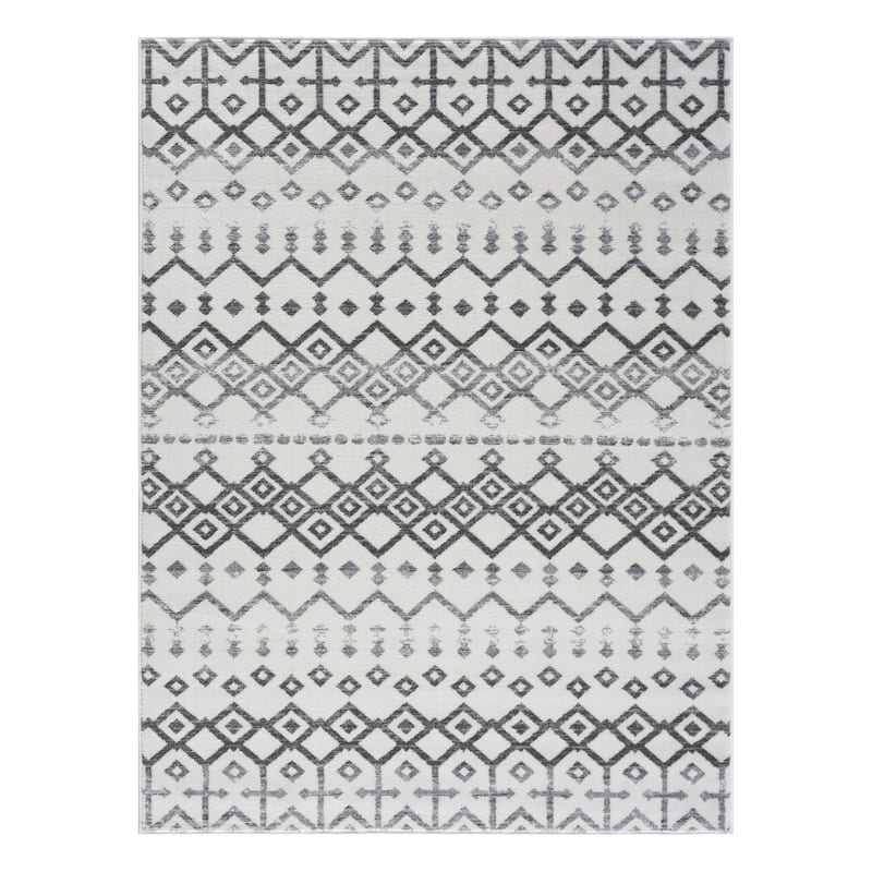 Beverly Rug Modern Bohemian Trellis Indoor Area Rug with Jute Backing for Living Room, Kitchen, Bedroom