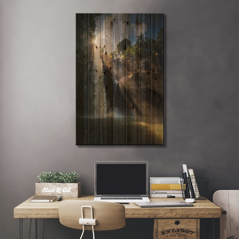 Blangsinga Print On Wood by Juan Pablo de Miguel - Multi-Color