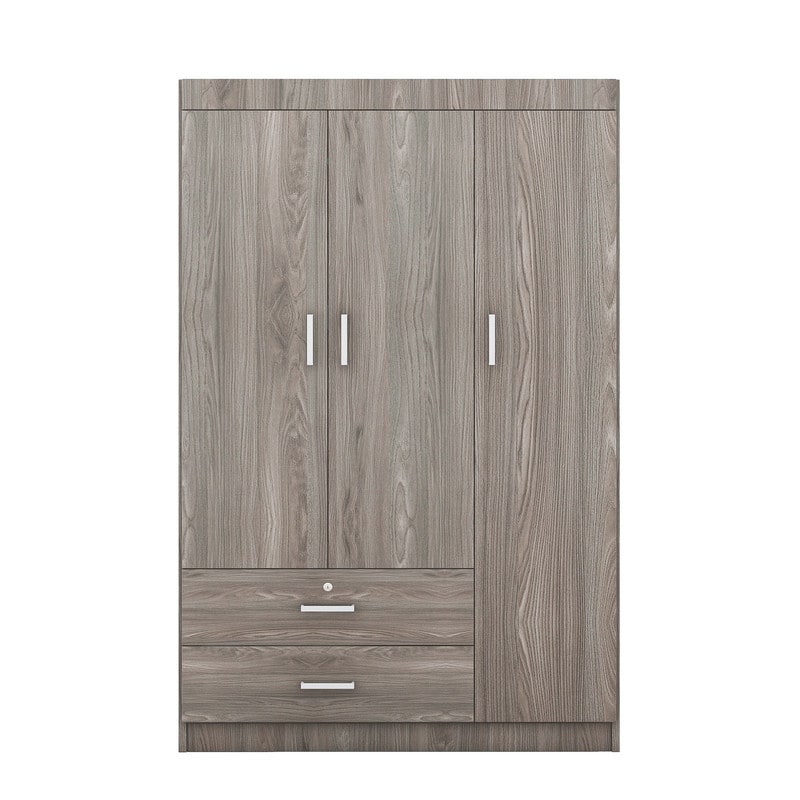 FUFU&GAGA 3 Doors Wardrobe Closet, Large Freestanding Wardrobe