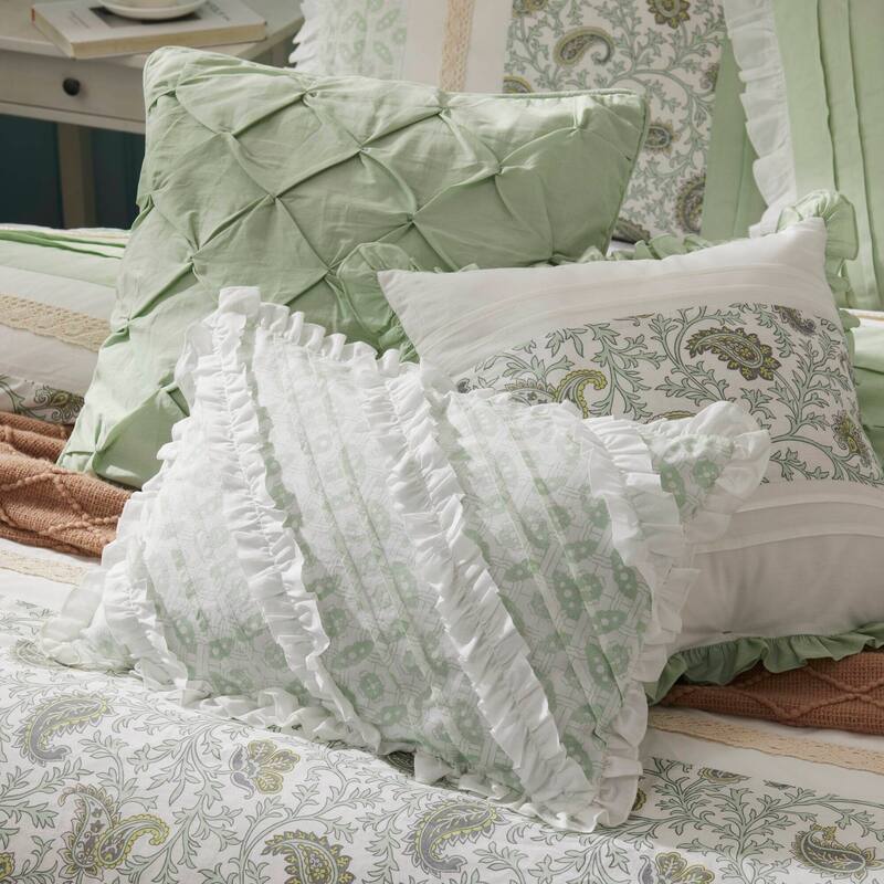 Madison Park Vanessa 9 Piece Cotton Percale Comforter Set