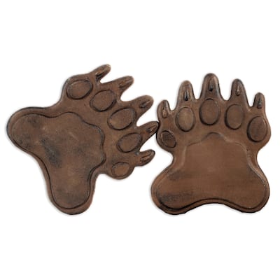 Bear Paws Steppingstones- Rustic Brown