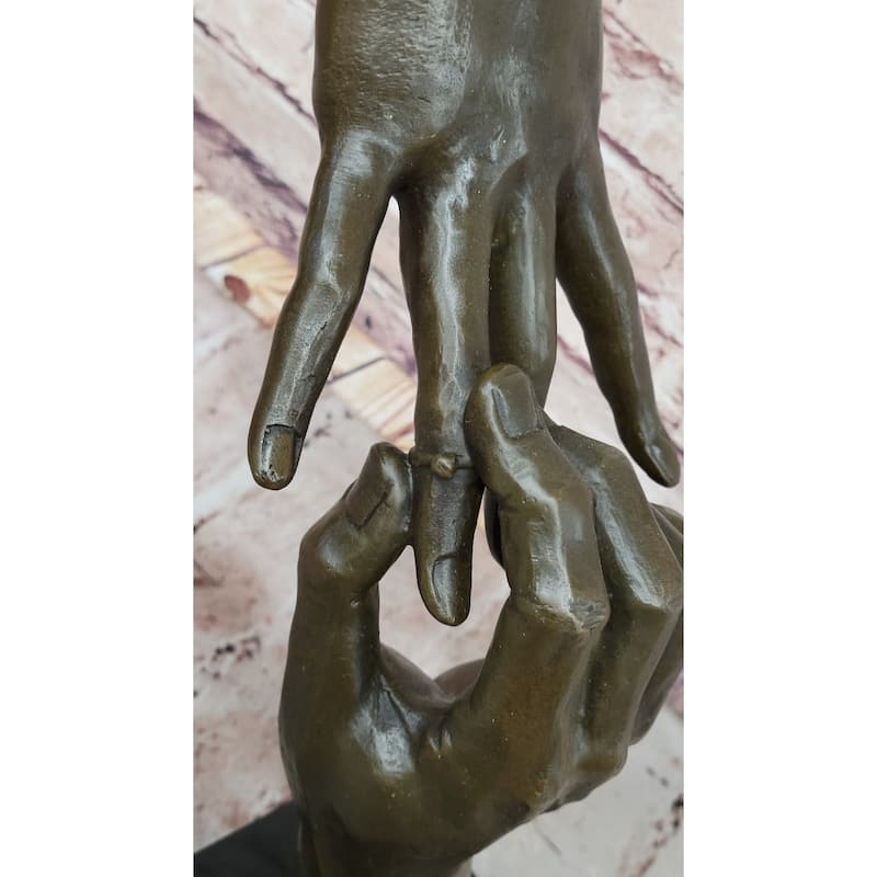 Marry Me Engagement Ring Hand Statue Sculpture Abstract Anniversary Gift 16 Inches X 5 Inches