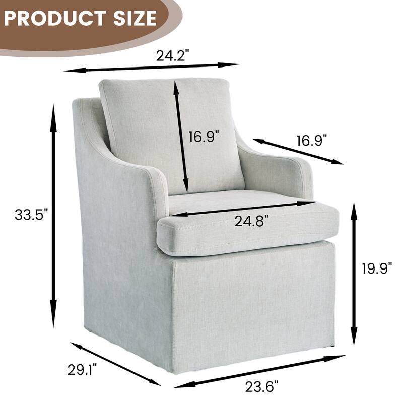 Upholstered Dining Chairs, Modern Kitchen Chairs Dinner Chairs with 4 Casters