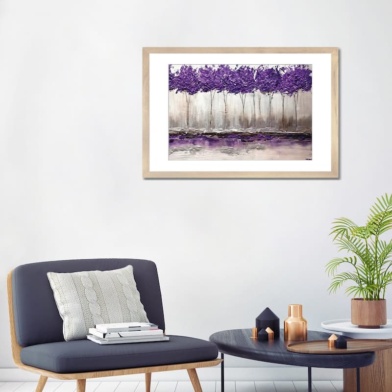iCanvas "Purple Summer" by Osnat Tzadok