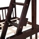 preview thumbnail 65 of 71, Elegant Twin-Over-Full Wooden Bunk Kids Bed with Ladders,Drawers