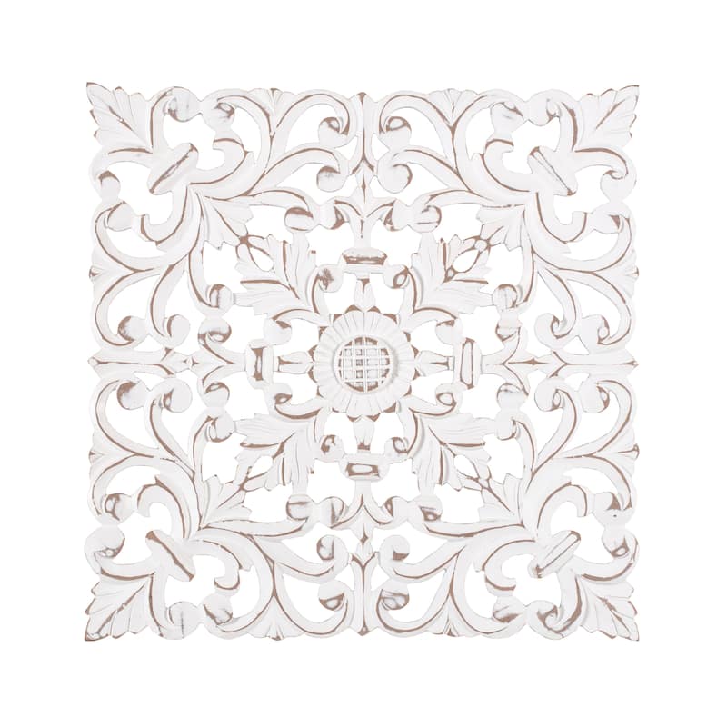 MH London - All Season Wall Decor Medallion Bianci Pack of 2 - White