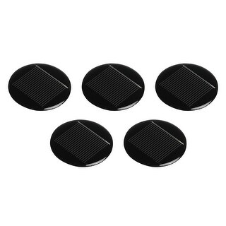 Pack Of 5 Mini Solar Panels – 0.5V 270mA 0.135W, 45mm Cells For DIY Projects & Gadgets