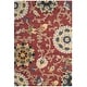 preview thumbnail 65 of 85, SAFAVIEH Handmade Blossom Nelia Modern Floral Wool Rug 3' x 5' - Red/Multi