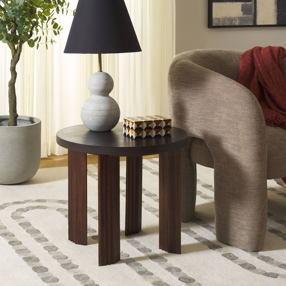 SAFAVIEH Home Basilio Accent Table - 20"W x 20"D x 18"H