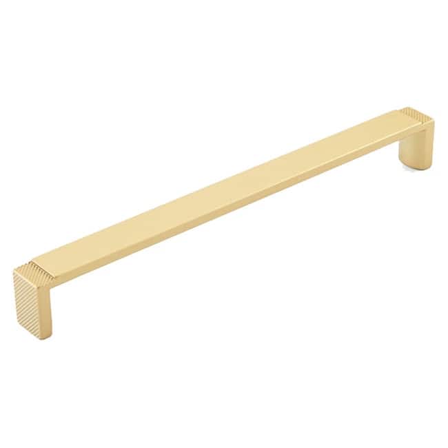 Schaub and Company Quadrato 192mm (7.5") Center to Center Modern - Signature Satin Brass