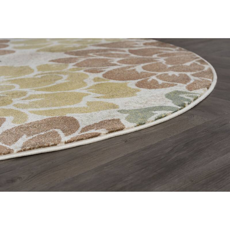 Decora Transitional Floral Indoor Area Rug