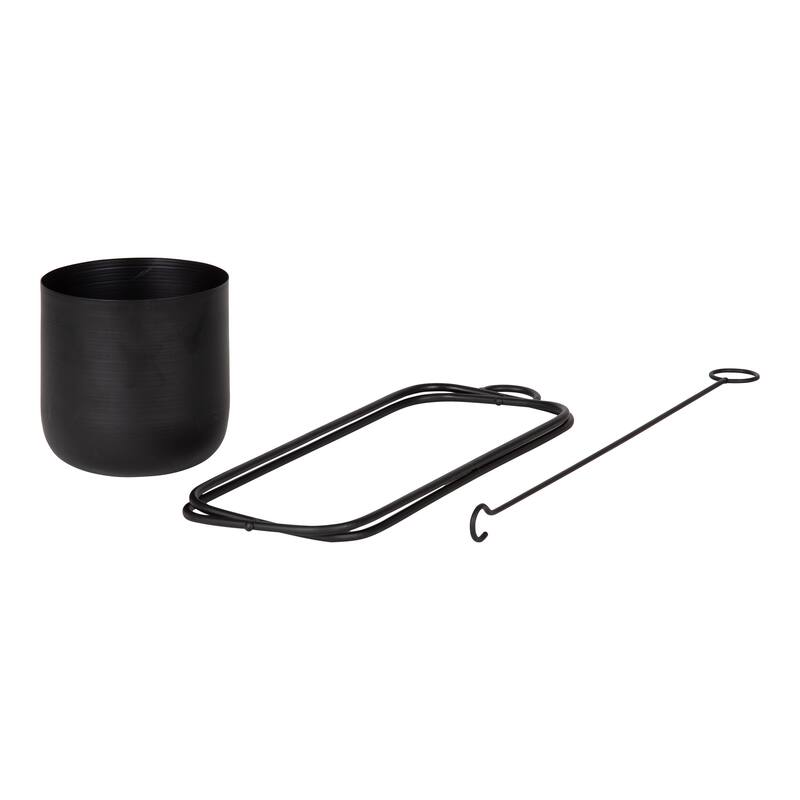 Kate and Laurel Nobrey Metal Hanging Planter Set - 2 Piece