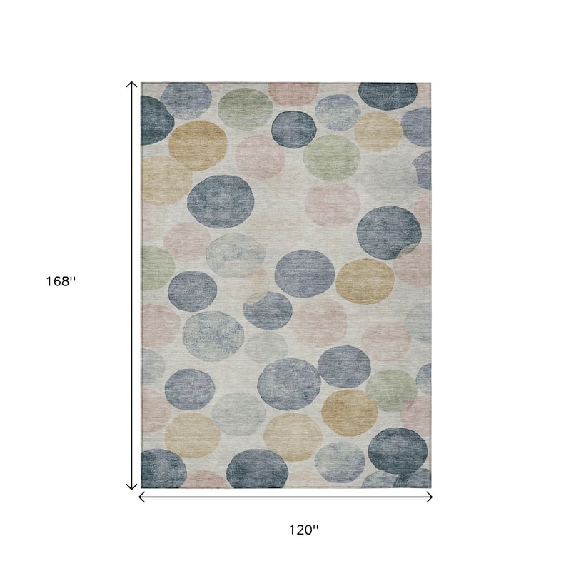 HomeRoots Geometric Transitional Rectangle Outdoor Rug