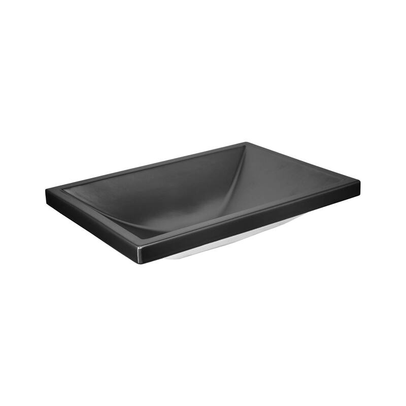 Amara Fireclay Dual Mount Bathroom Sink - 20" x 14" x 4.75"