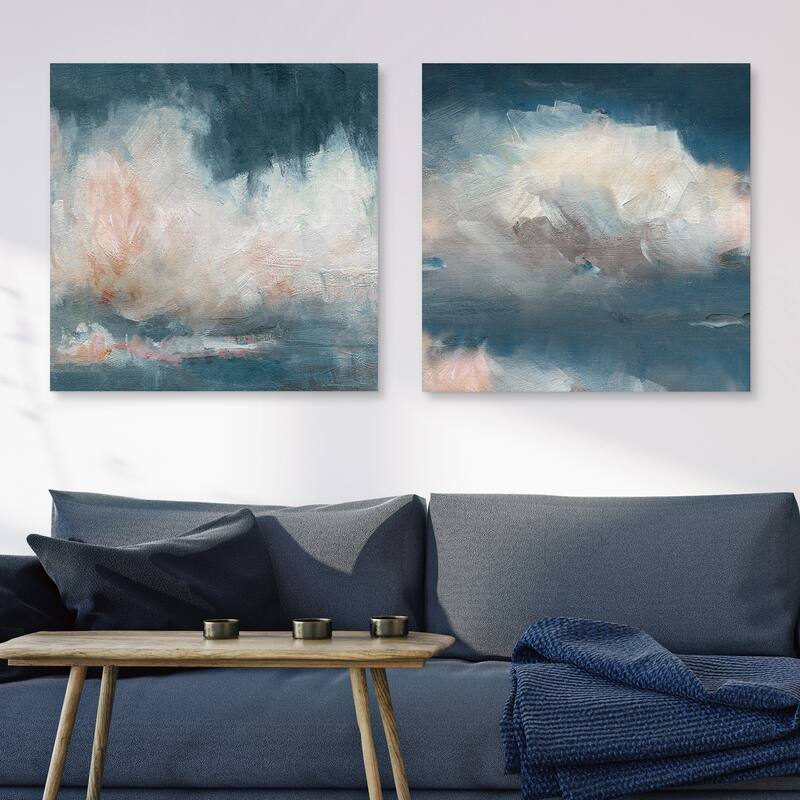 Cloud Abstraction I-II by Bill Maeves Canvas Art Prints