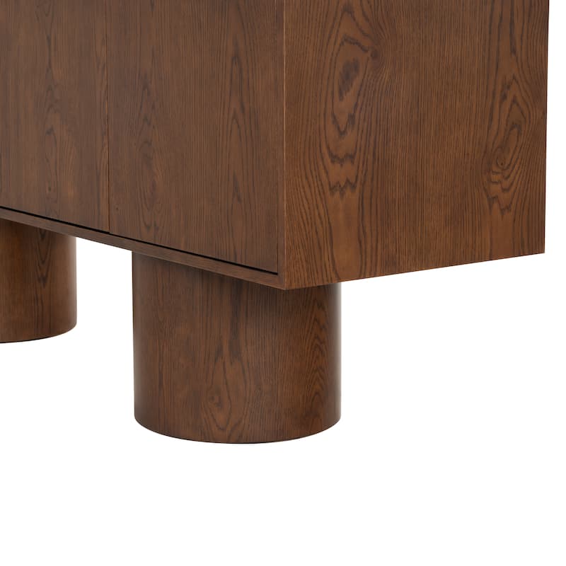 SAFAVIEH Couture Alberti Wood Sideboard - 71"W x 20"D x 29"H