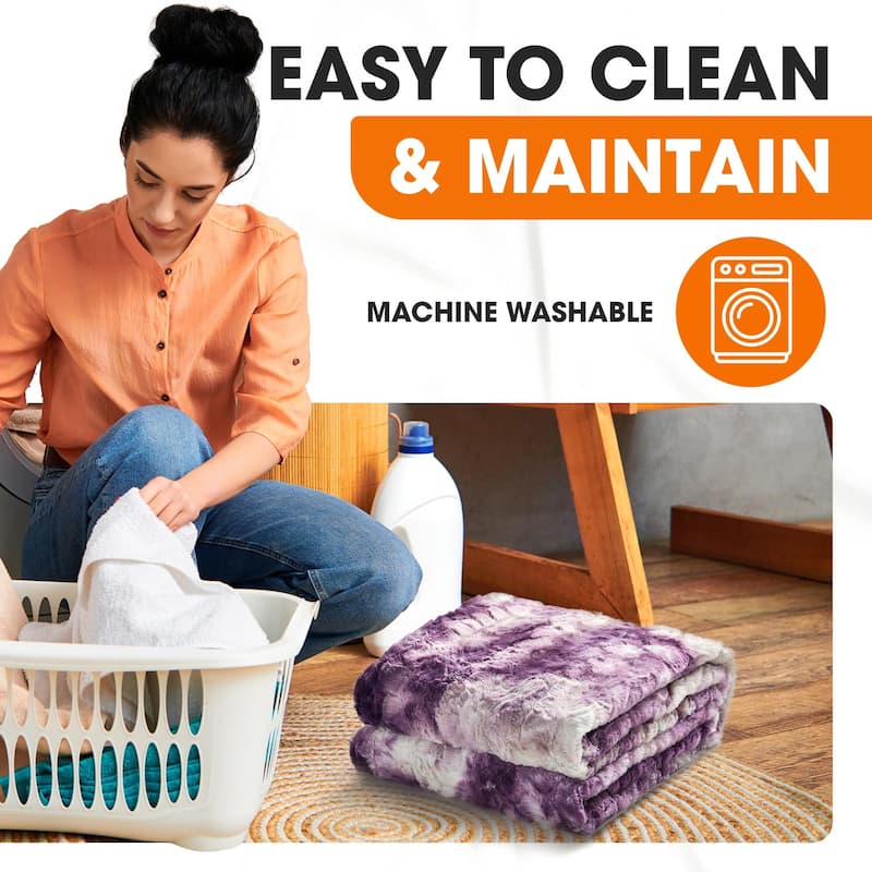 Cheer Collection Ultra Soft and Cozy Multi Colored Throw Blanket