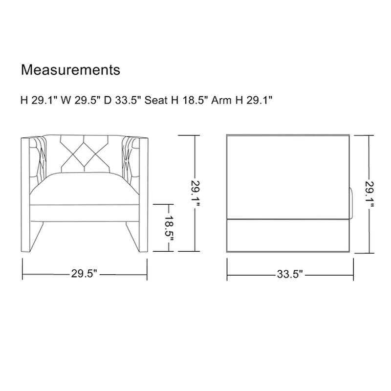 Carlos Modern Grey Velvet & Gold Accent Chair