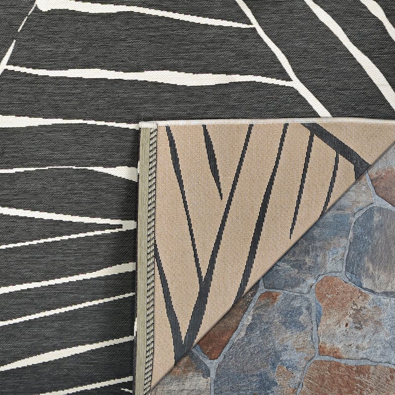 Dream Decor Rugs Gelato Bordeaux Indoor Outdoor Area Rug